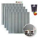 Lambrin acústico / 4pzas / 60*60cmLA004 Gris Claro