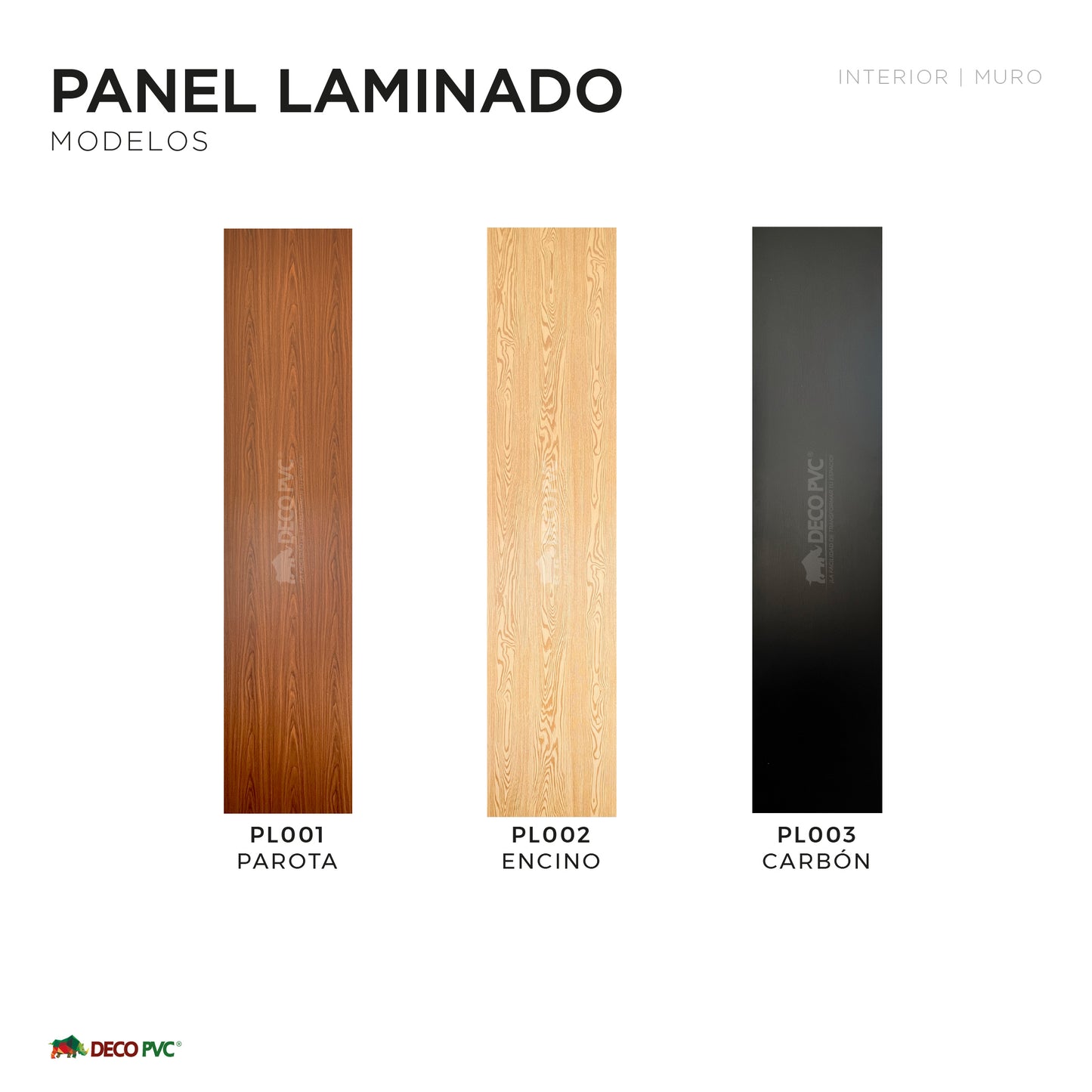 Panel Laminado WPC / 4pzas / 60*280cm