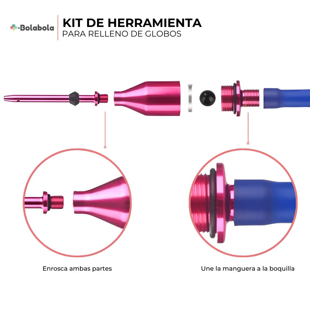 Kit de herramientas para relleno de globos - BolaBola®