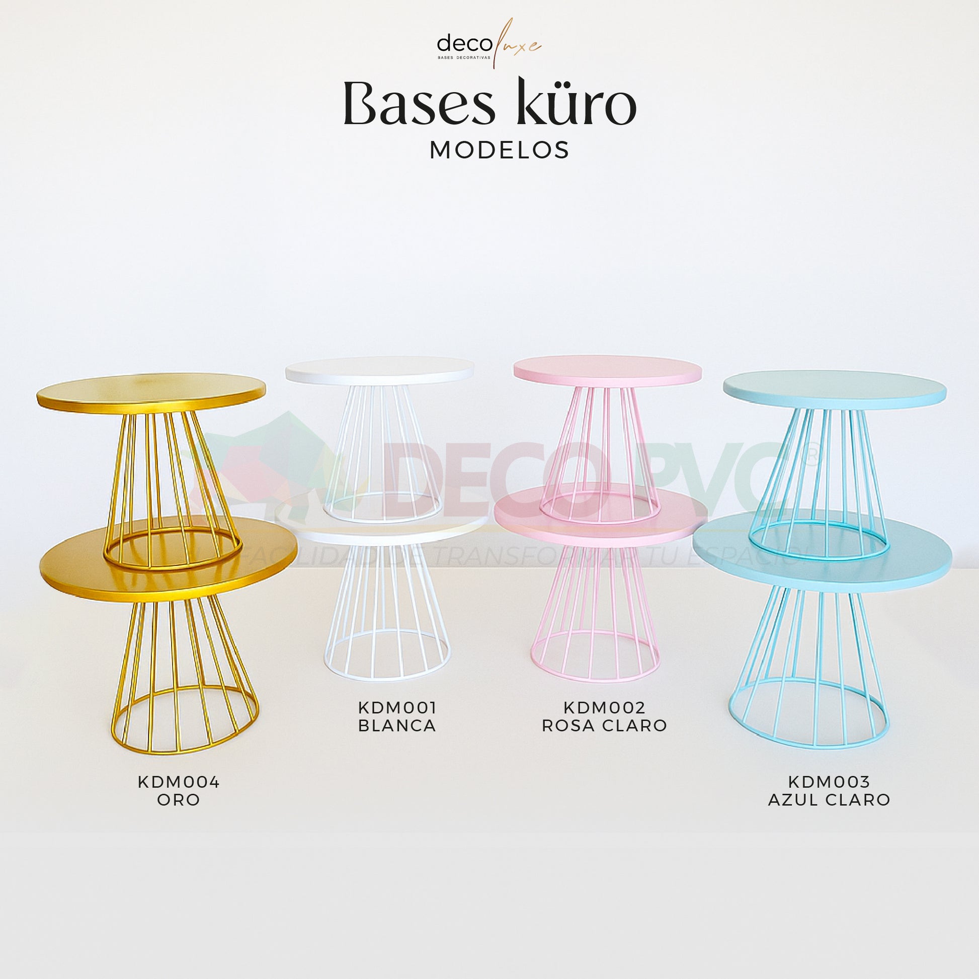 Dúo de bases Kurö - Decoluxe