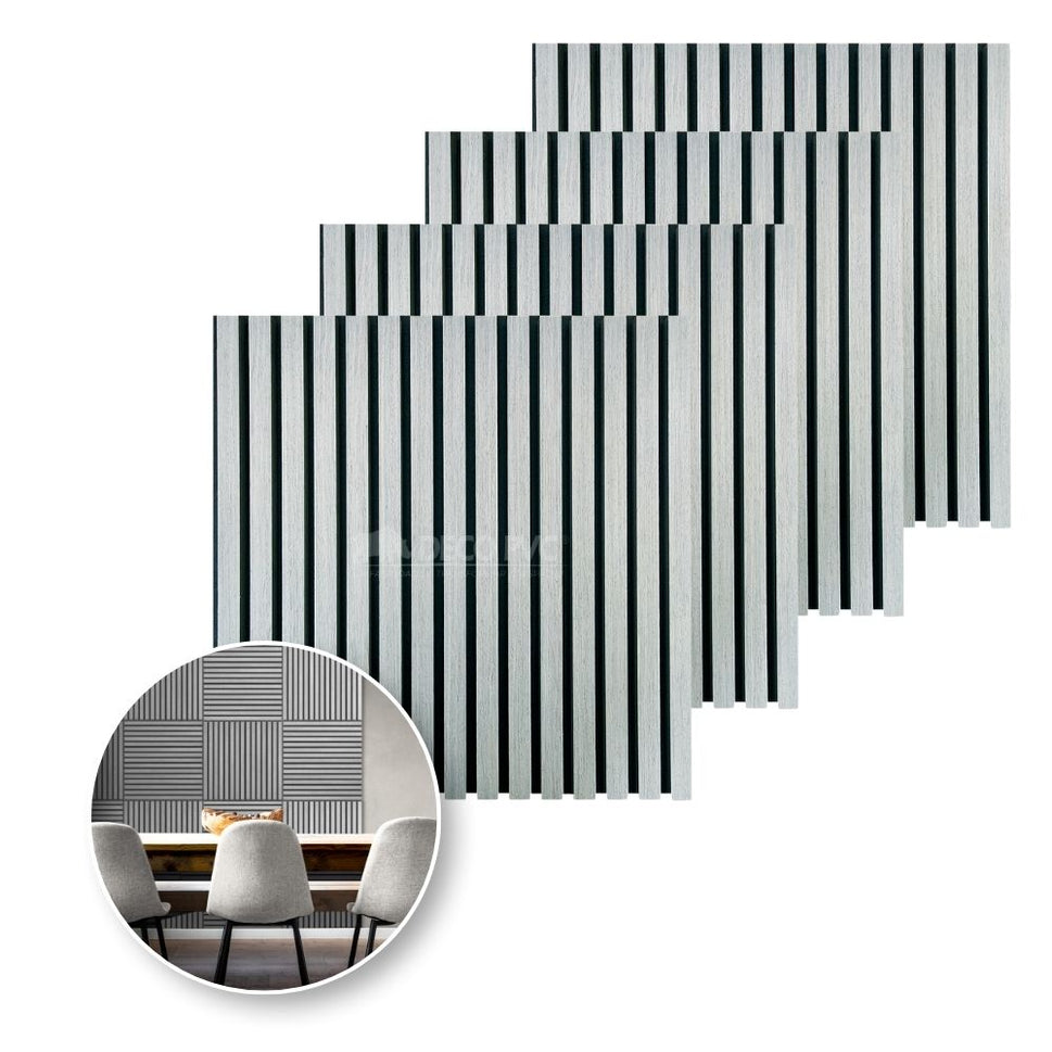 Lambrin acústico / 4pzas / 60*60cmLA004 Gris Claro