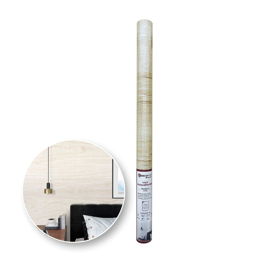 Vinil Autoadherible Madera en rollo (0.60x5m) - DECOFILM®A405