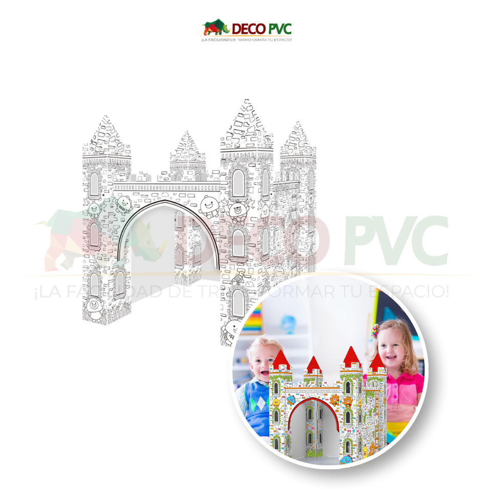 Mundo Mágico para colorearZ018 Castillo de Fantasía