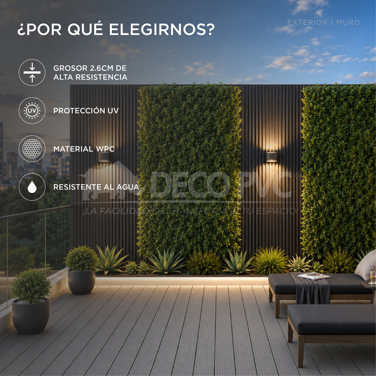 Lambrin Exterior / 4pzas / 21.9*280cm