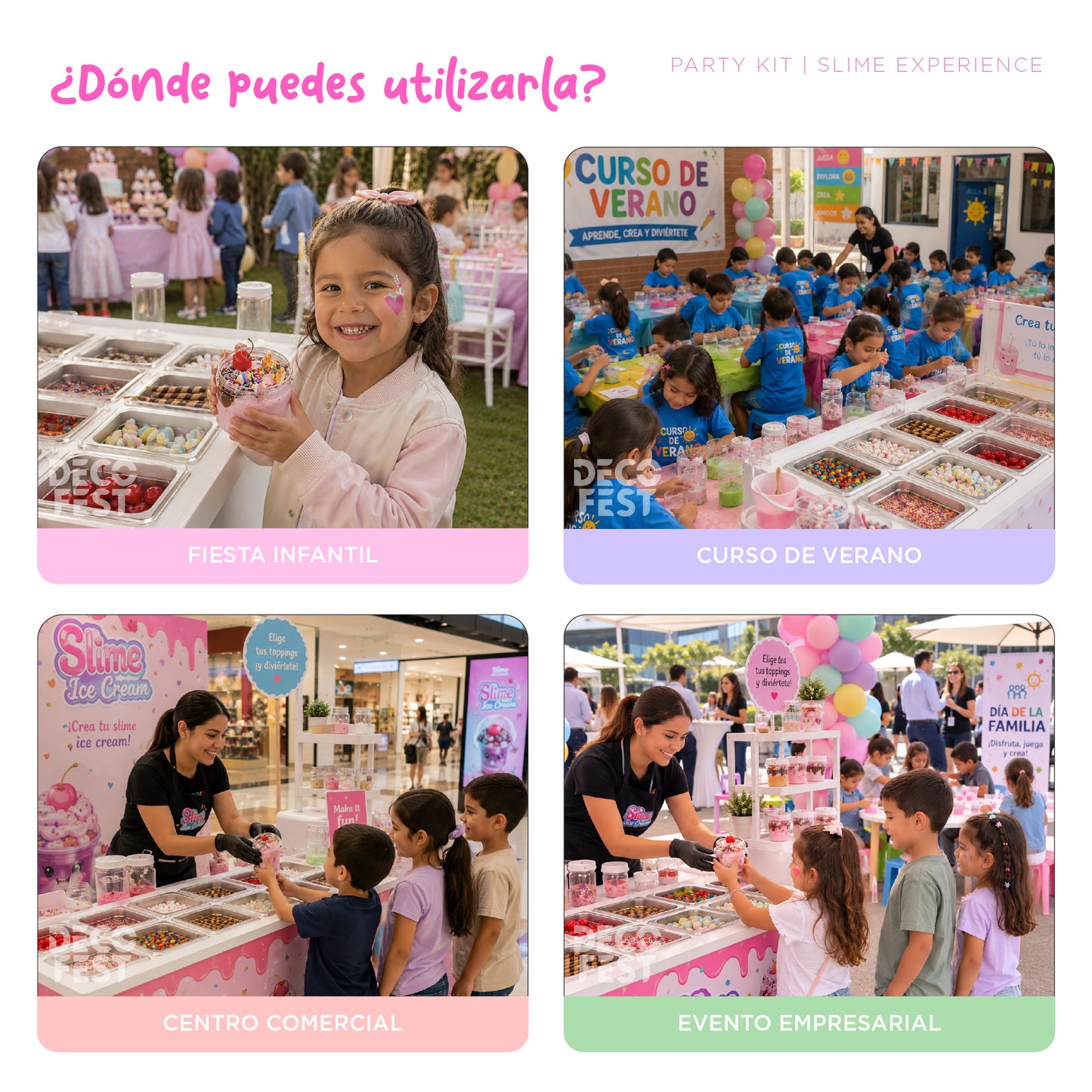 Slime Party Kit - Ice Cream Experience