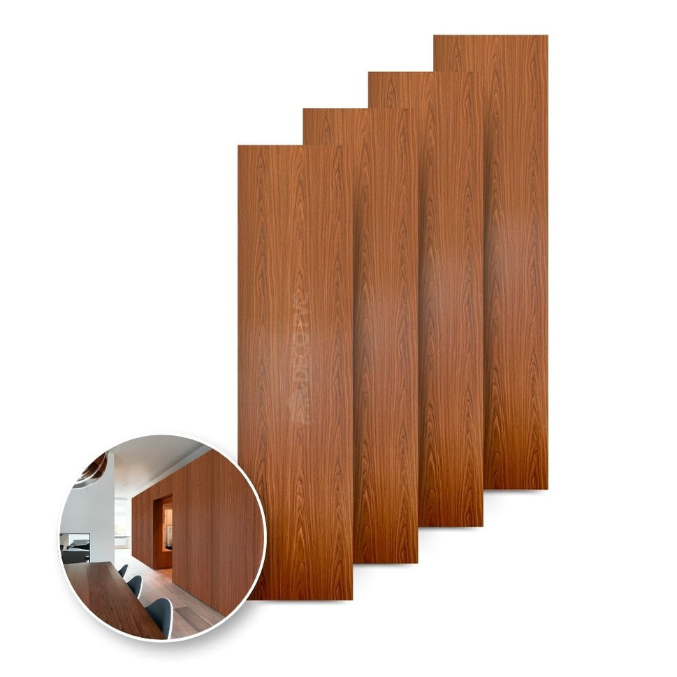 Panel Laminado WPC / 4pzas / 60*280cmPL001 Parota