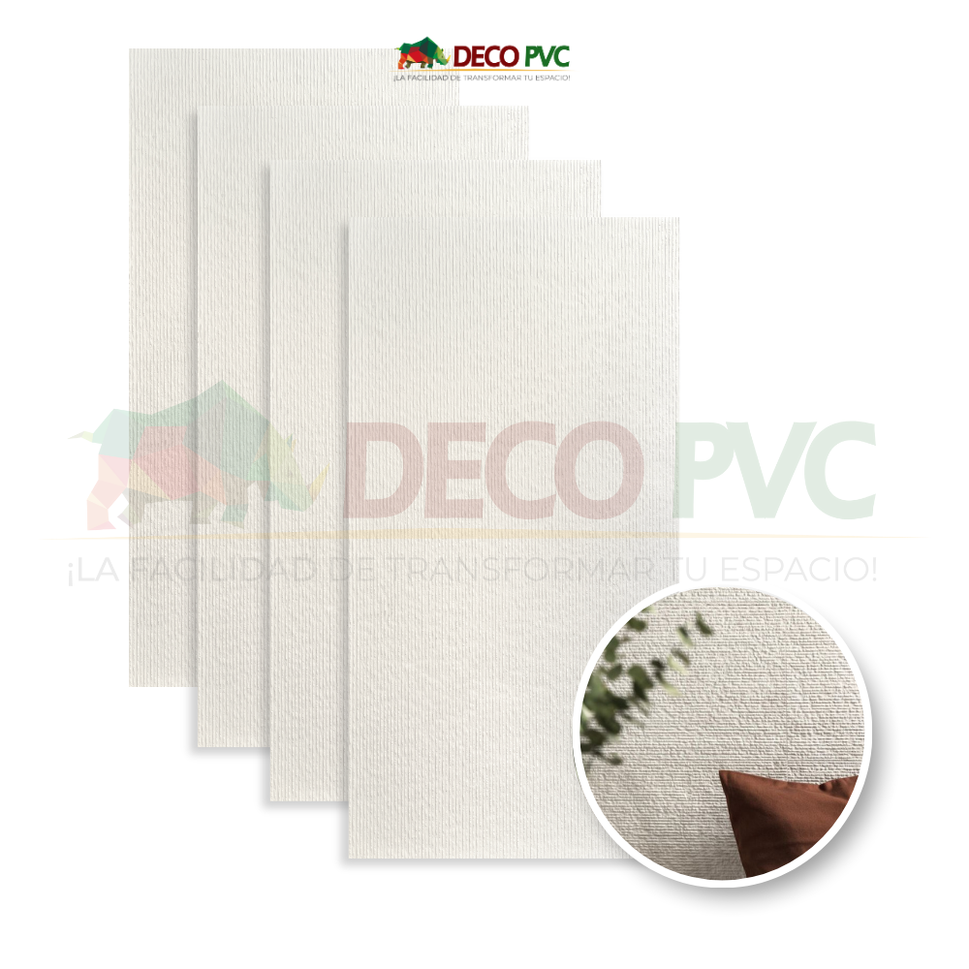 Piedra Flexible / 4pzas / 120*60cmPF005 Rayado Blanco