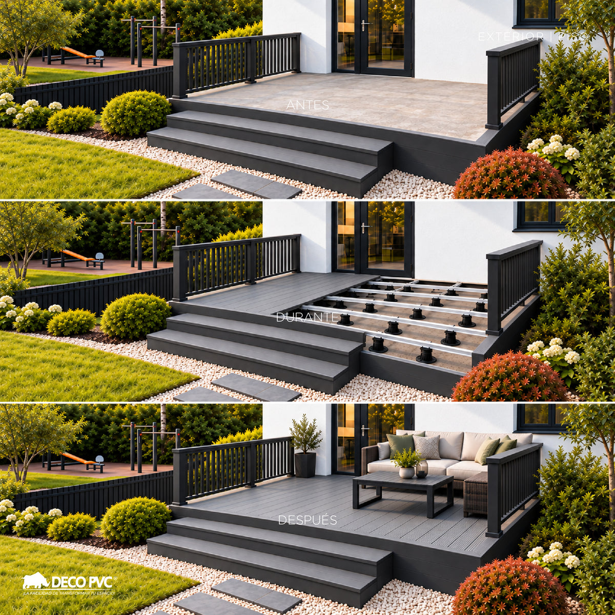 Deck Lineal / 4pzas / 14*290cm