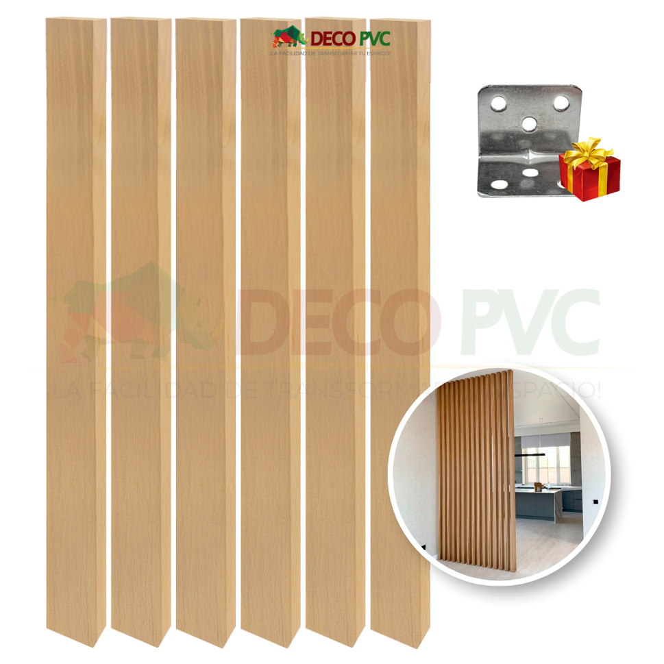 Viga para Interior WPC / 6pzas / 5*10*280cmVI003 Maple