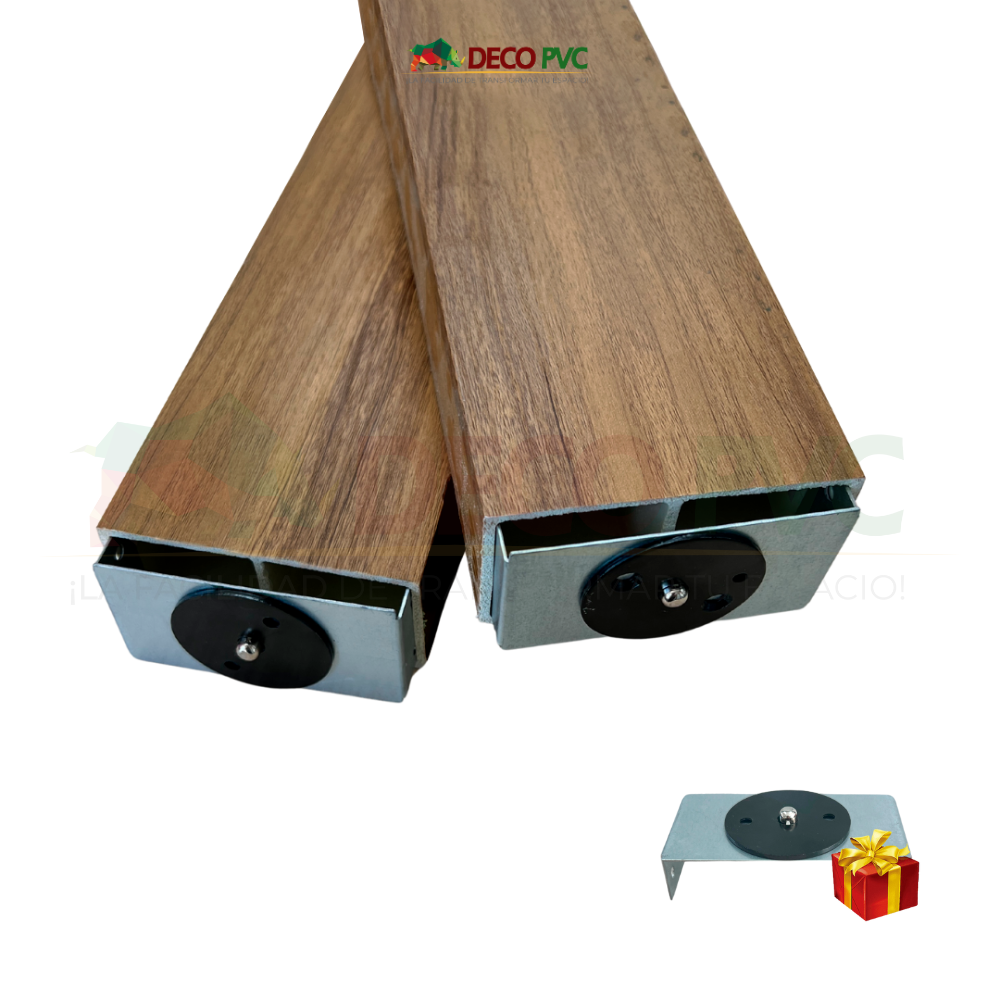 Viga Giratoria para Interior WPC / 6pzas / 5*10*280cm