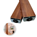 Viga Giratoria para Interior WPC / 6pzas / 5*10*280cmVI001 Parota