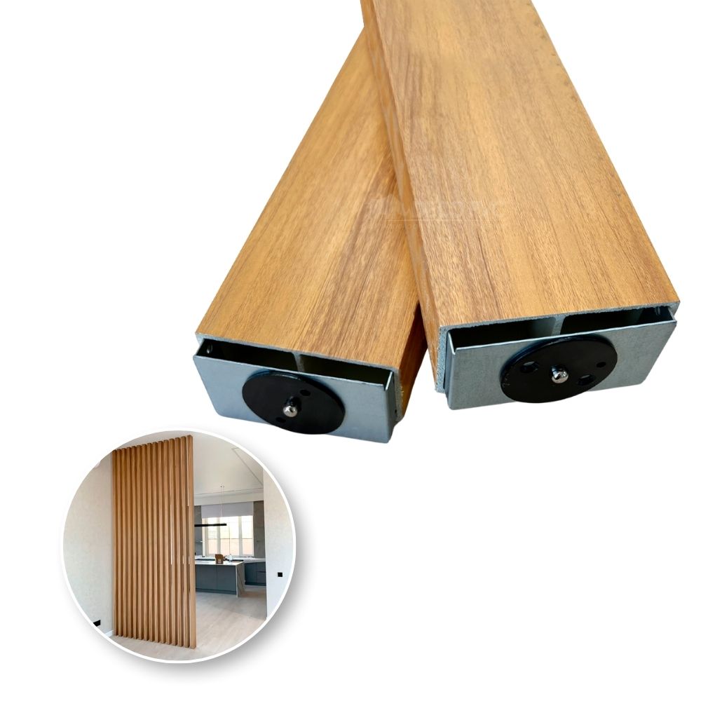 Viga Giratoria para Interior WPC / 6pzas / 5*10*280cm