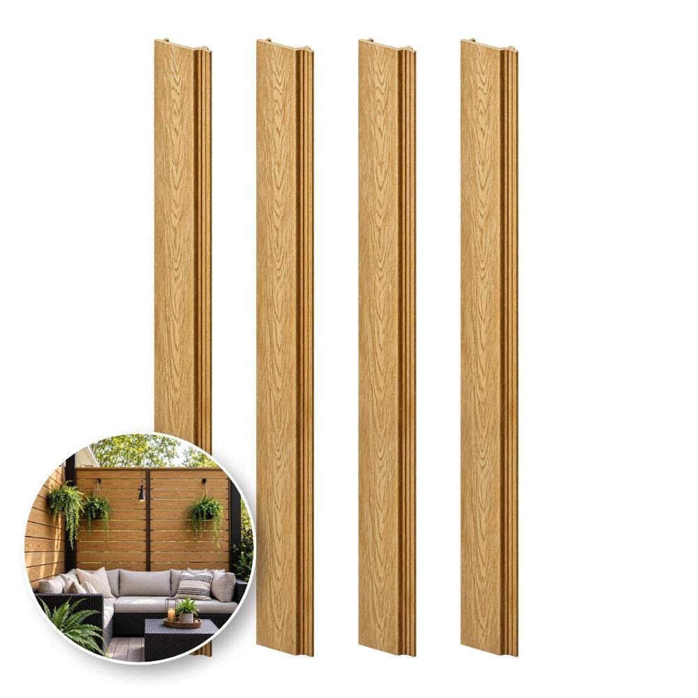 Wall Cladding WPC / 4pzas / 15.5*290cm