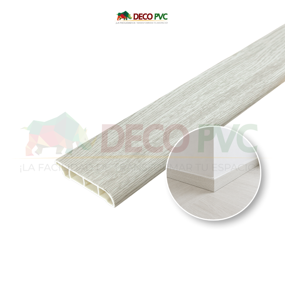 Zoclo SPC Tipo Madera / 1pz / 6*240cmZ2864 Madera Pálida