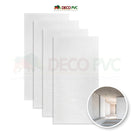Panel de Piedra Flexible / 4pzas / 120*60cmPF003 Texturizado Blanco