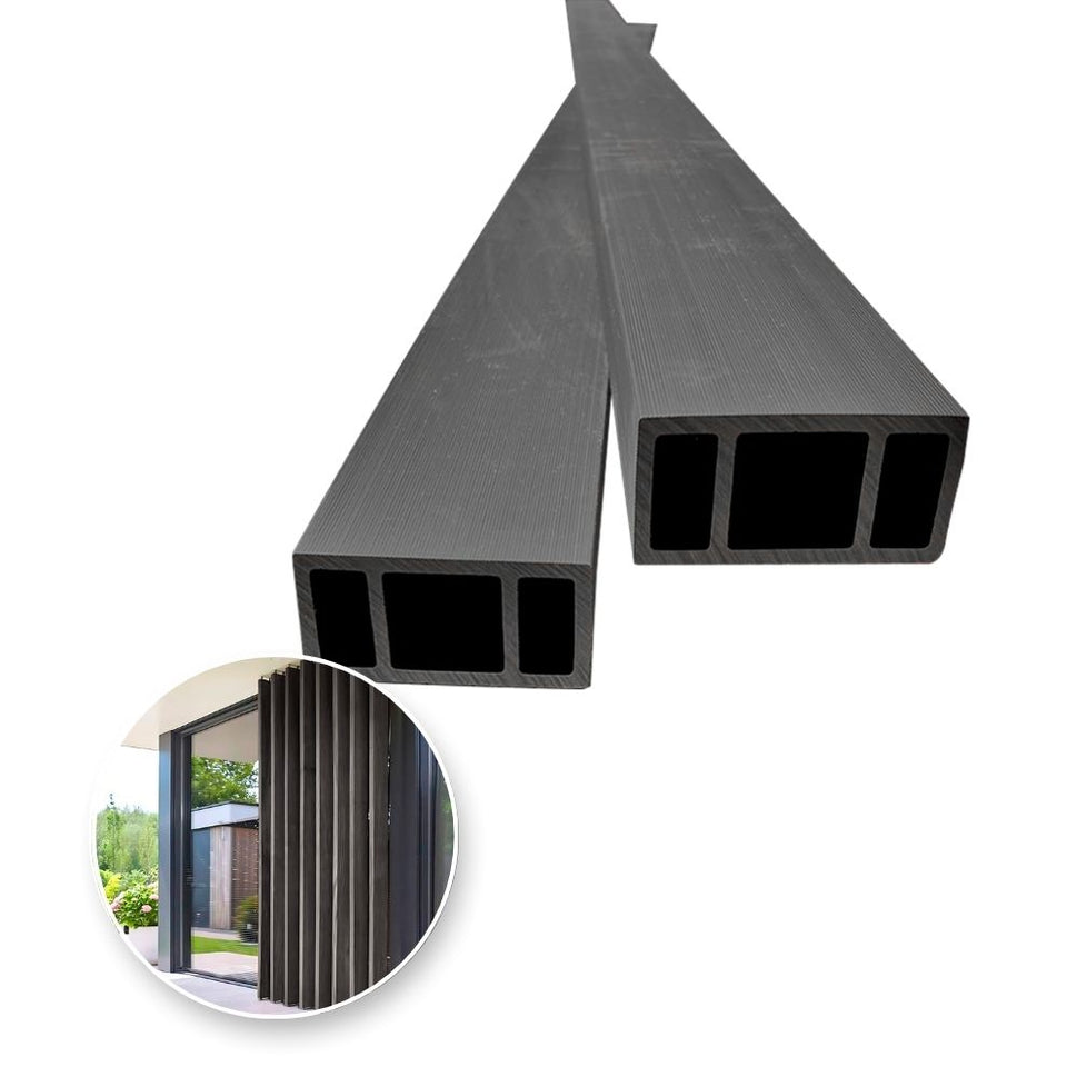 Viga para Exterior WPC / 4pzas / 5*10*280cmVE003 Gris Londón