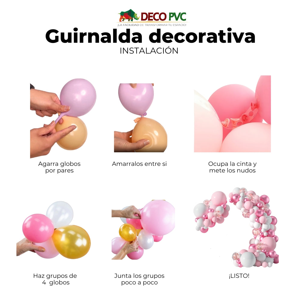 Margarita Colorida - Guirnalda decorativa de globos - BolaBola®