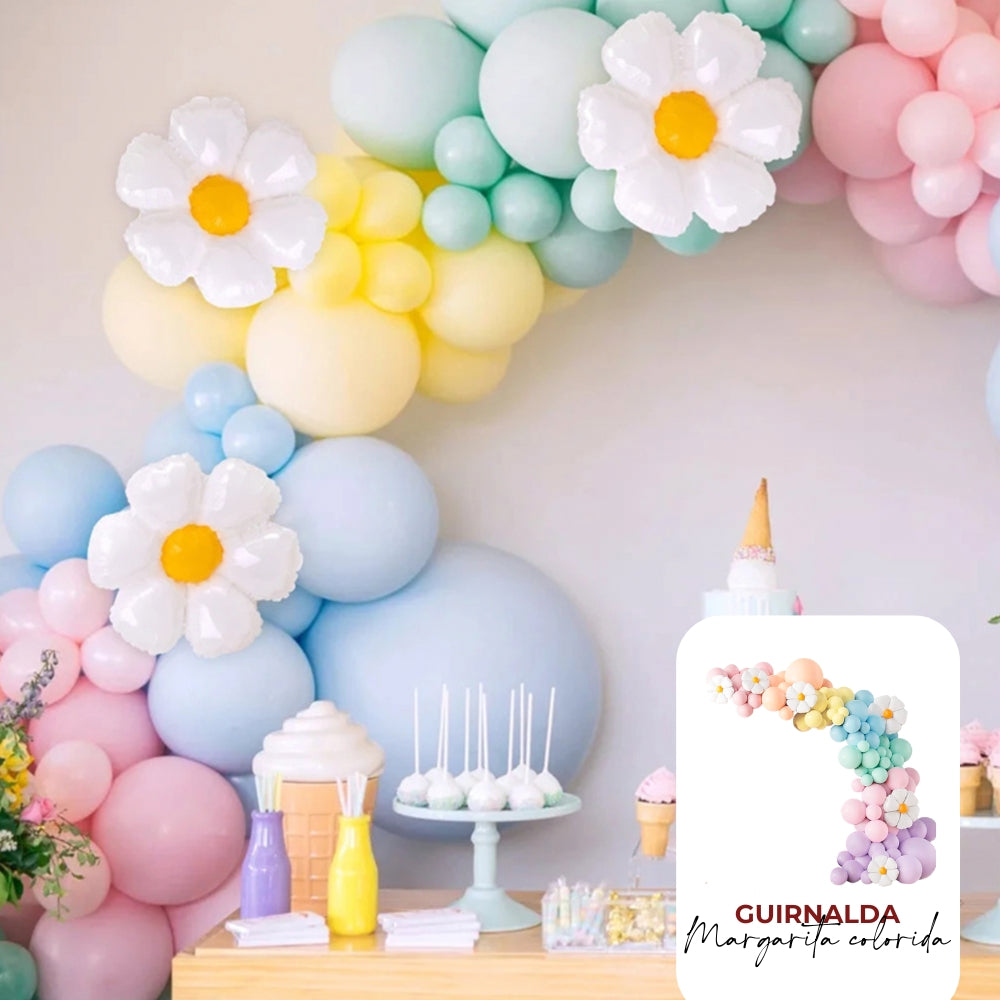 Margarita Colorida - Guirnalda decorativa de globos - BolaBola®