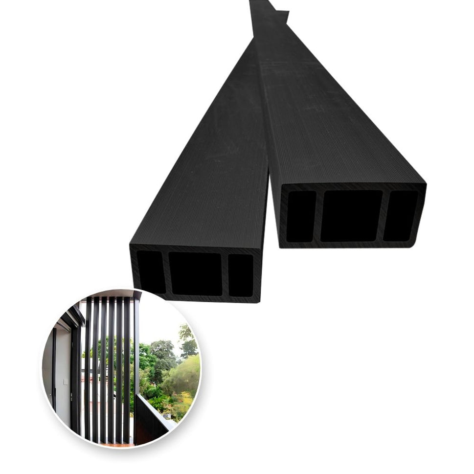 Viga para Exterior WPC / 4pzas / 5*10*280cmVE004 Negra
