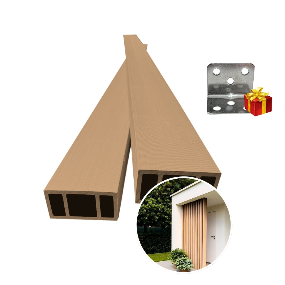 Viga para Exterior WPC / 4pzas / 5*10*280cm