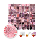 Panel 4D ECO Clásico / 24pzas / 30*30cmRosa Gold