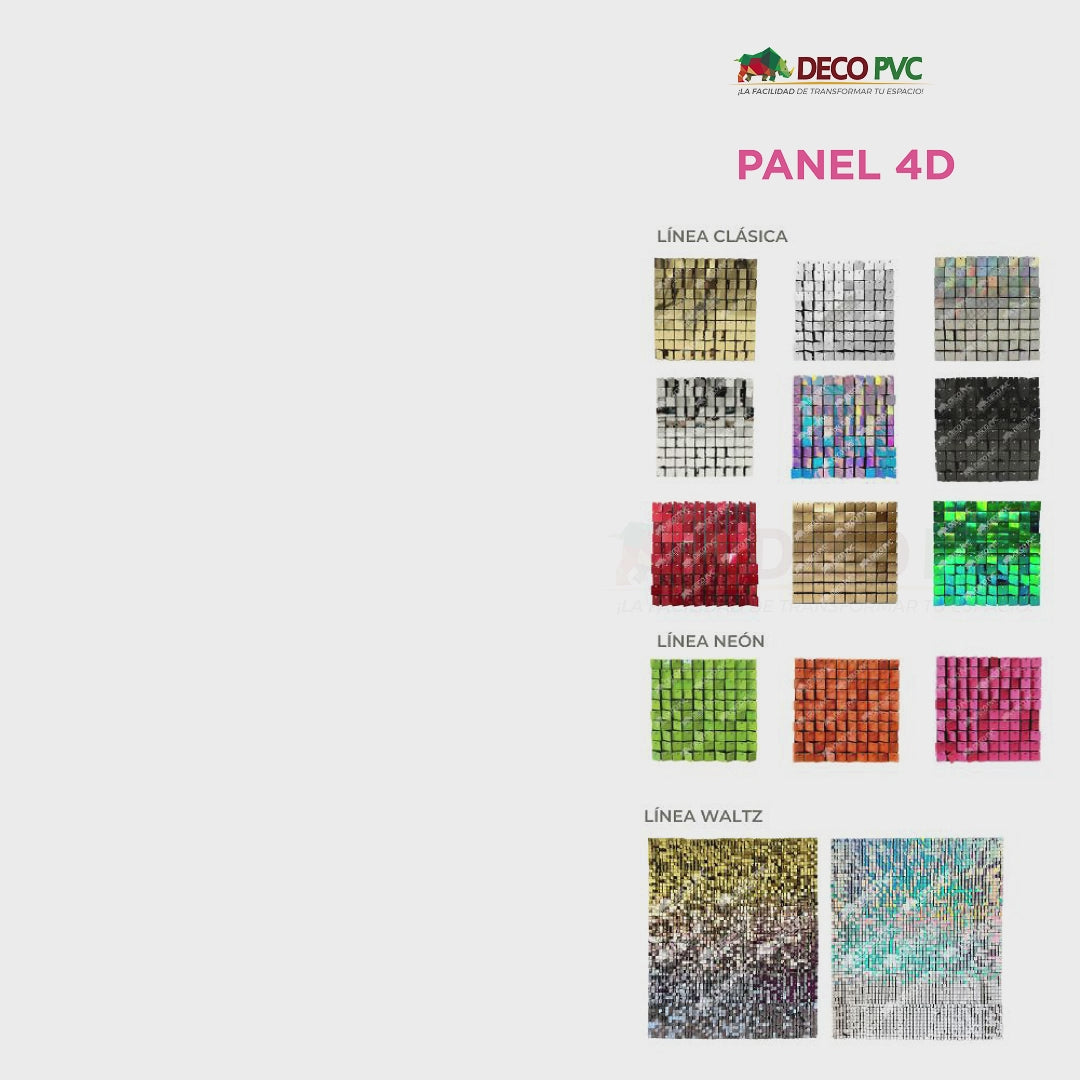 PANEL 4D Plus / 15pzas / 30*30cm