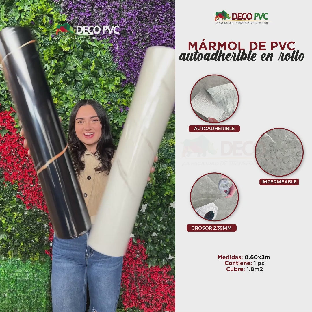 Mármol de PVC Autoadherible en rollo