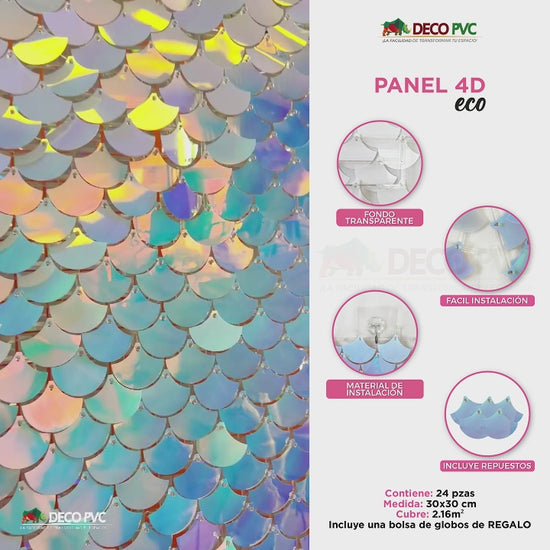 Panel 4D ECO Clásico / 24pzas / 30*30cm