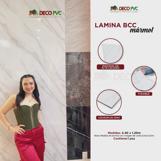 Lamina BBC - Classic White Mármol (5mm)
