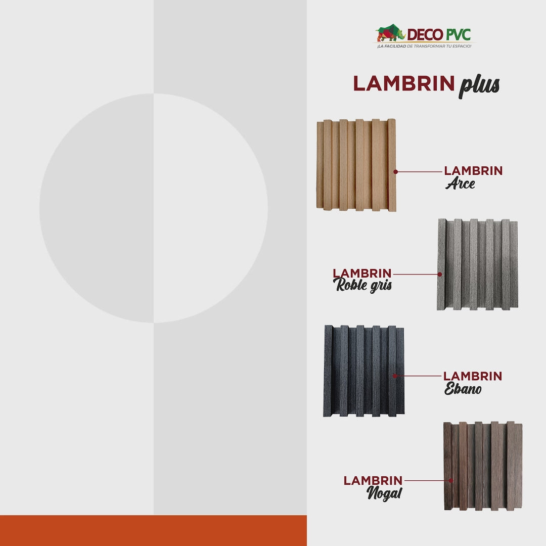 Decoslat Lambrin Plus / 10pzas / 1m*17cm